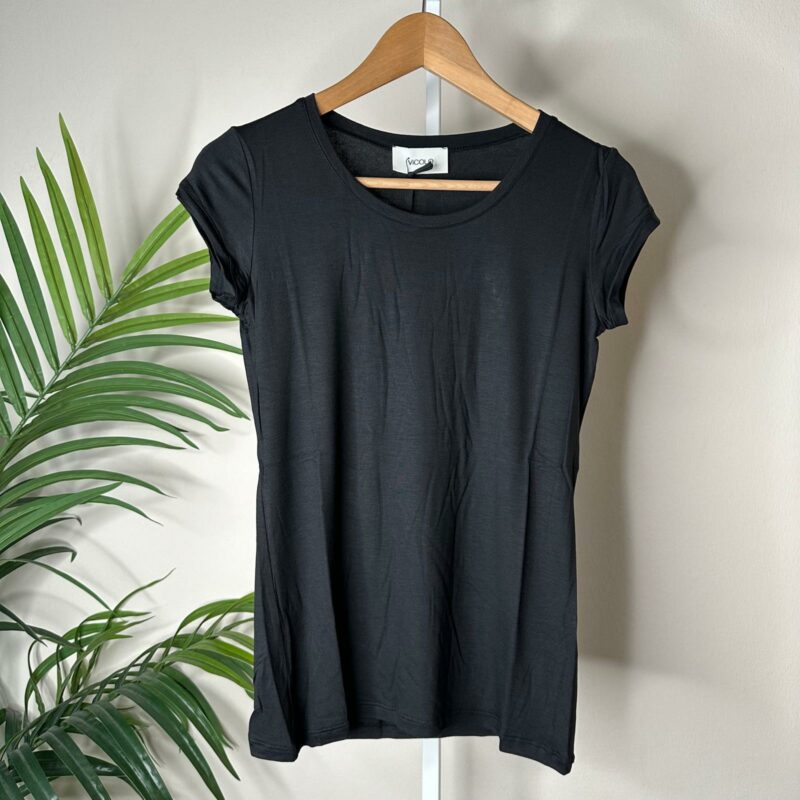 VICOLO - T-shirt basic nera