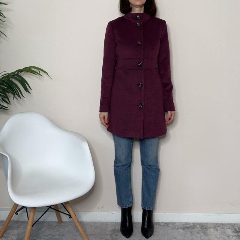 BLUE JOINT - Cappotto corto bordeaux