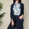 TENSIONE IN – Giacca in felpa con cappuccio blu