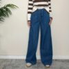 TENSIONE IN – Jeans palazzo con elastico in vita