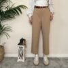 TENSIONE IN – Pantalone carrot cammello