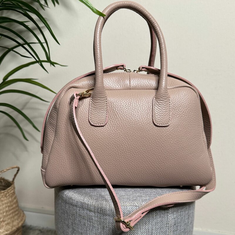 Borsa bauletto cipria
