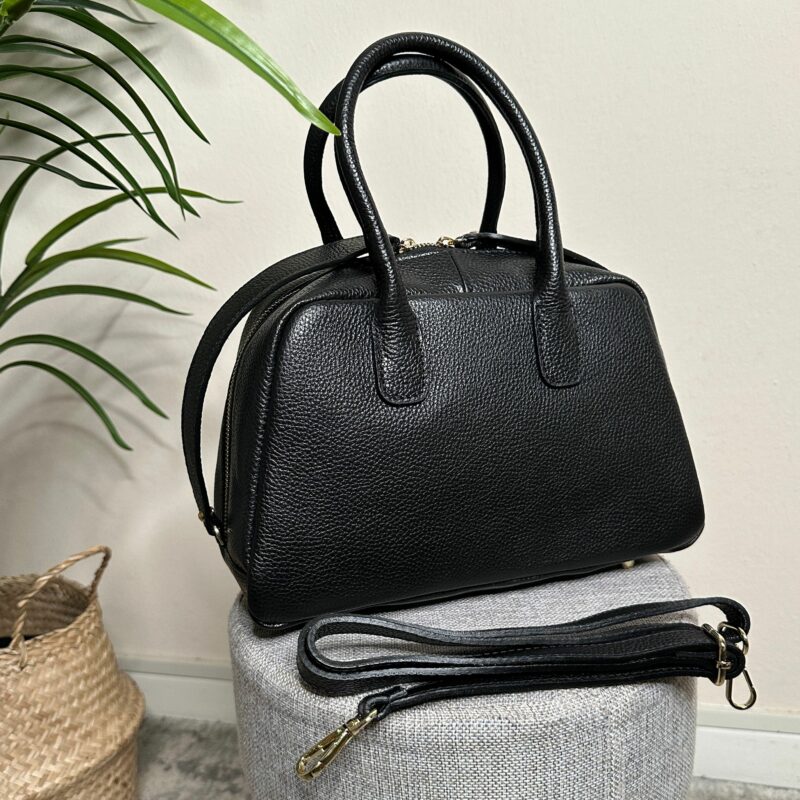 Borsa bauletto nera