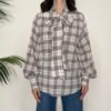 HAVEONE – Blusa tartan fiocco