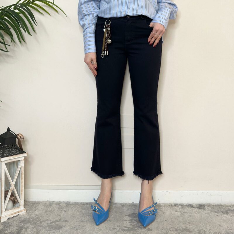 TENSIONE IN - Jeans trombetta blu
