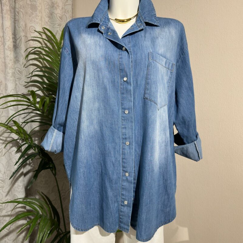 SUSY STAR - Camicia denim morbida