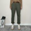 SUSY MIX- Pantalone cotone verde militare