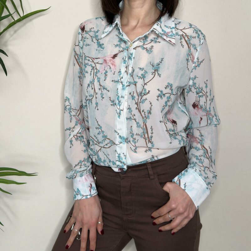 SUSY MIX - Camicia fantasia menta