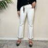 TENSIONE IN – Jeans trombetta bianco