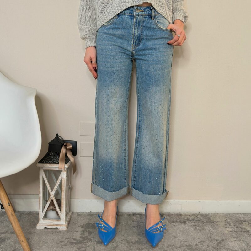 TENSIONE IN - Jeans strass