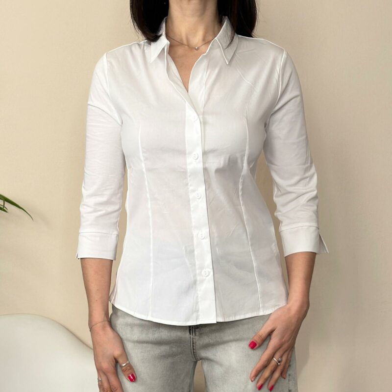 BLUE JOINT - Camicia cotone bianca