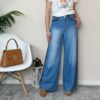 TENSIONE IN – Jeans palazzo banda laterale