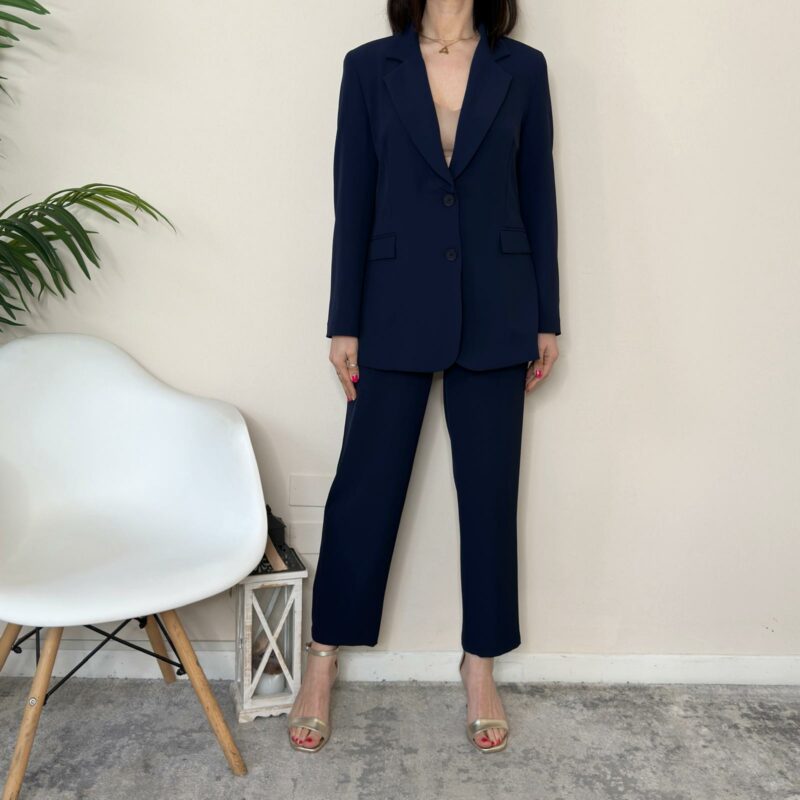 TENSIONE IN - Completo blu giacca e pantalone