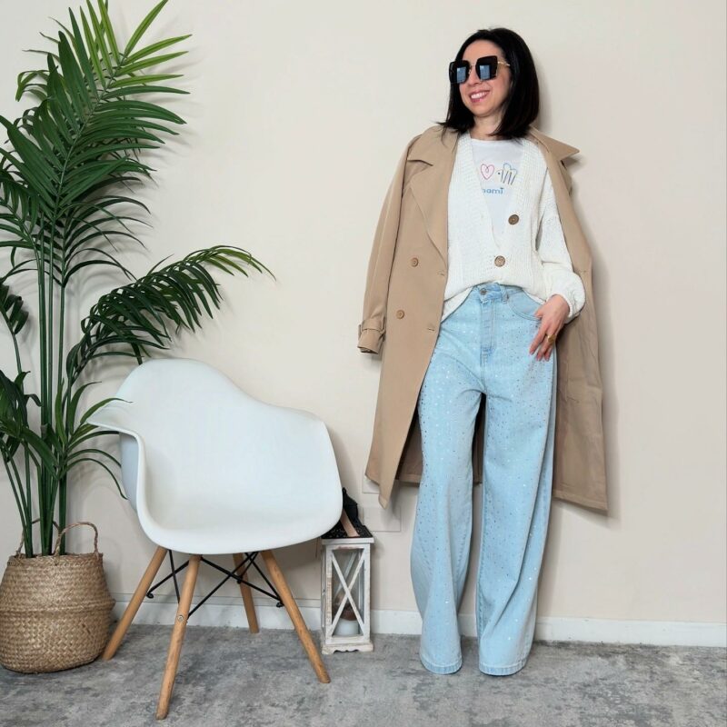 TENSIONE IN - Jeans Giusi strass