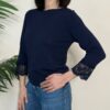 BLUE JOINT – Maglia con dettaglio in pizzo