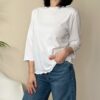 BLUE JOINT – Maglia manica 3/4 bianca