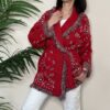 TENSIONE IN – Cardigan bandana con cintura rosso