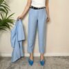 TENSIONE IN – Pantalone carrot azzurro