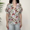 SUSY MIX – Camicia stampa fiori estate