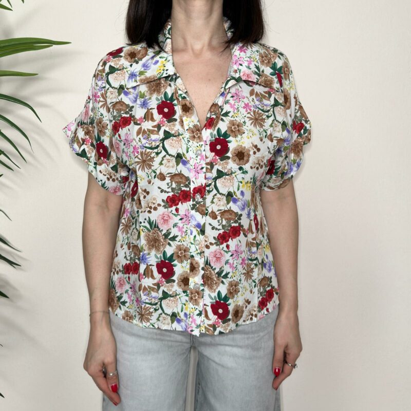 SUSY MIX - Camicia stampa fiori estate