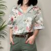 HAVEONE – Camicia righe verde