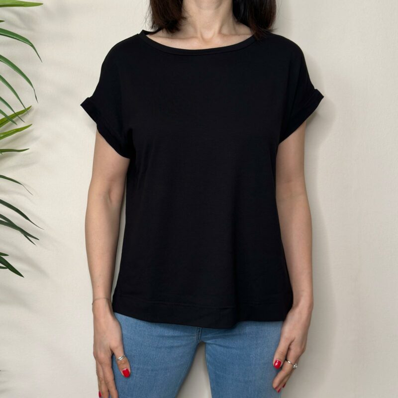 BLUE JOINT - T-shirt scatoletta nero