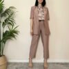 TENSIONE IN – Pantalone carrot rosa