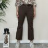 TENSIONE IN – Jeans trombetta cioccolato