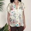 SUSY MIX – Camicia fiori burro