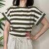 SUSY MIX – Maglia righe verde