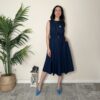 SUSY MIX – Abito midi blu