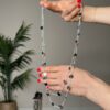 Collana doppio filo cuori