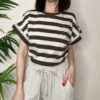 SUSY MIX – Maglia righe cioccolato
