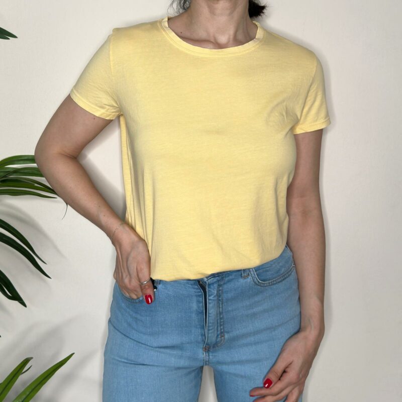 VICOLO - T-shirt basic giallo