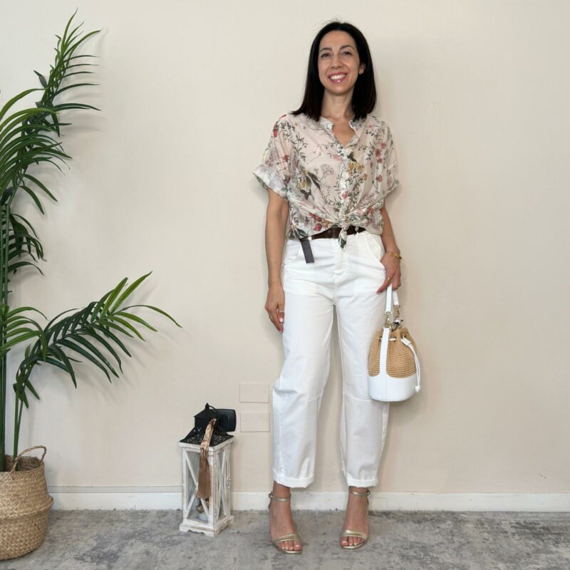 SUSY MIX - Camicia fantasia fiori