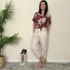 SUSY MIX – Pantalone balloon sabbia