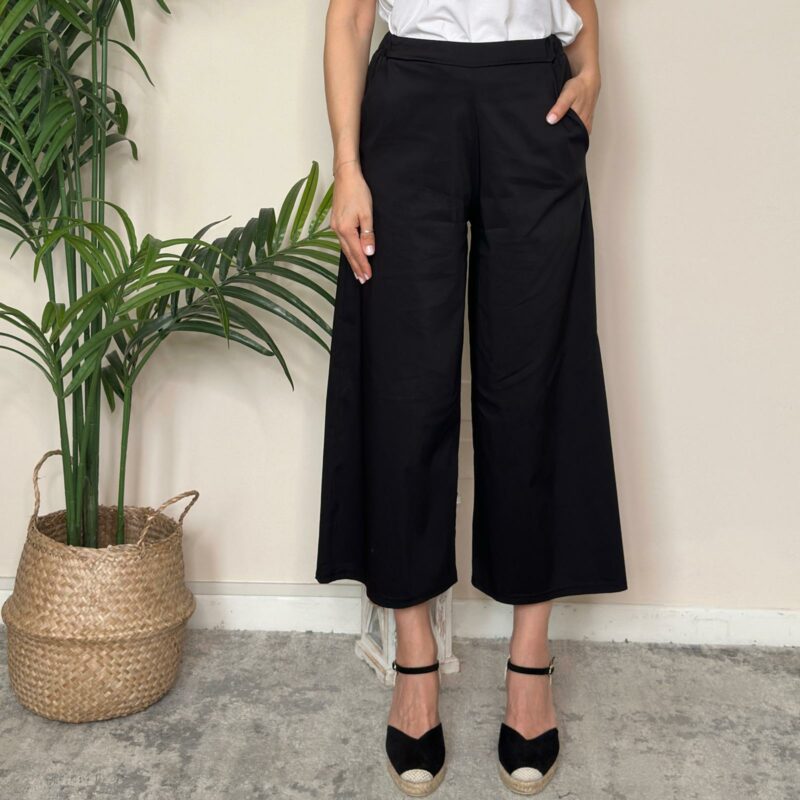 SUSY MIX - Pantalone ampio nero