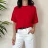 VICOLO – T-shirt over rossa