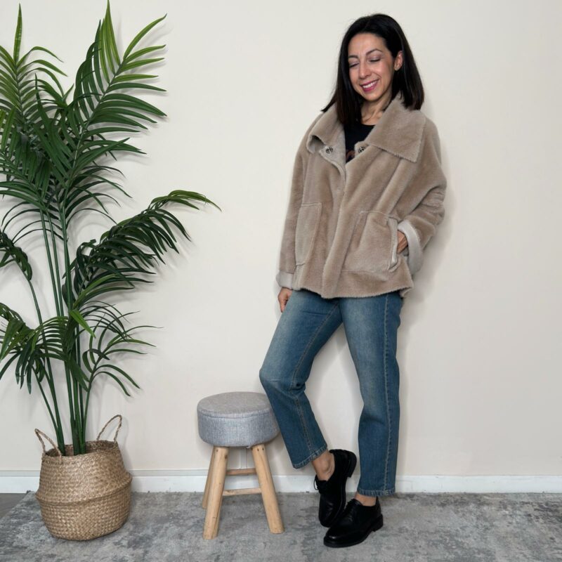 TENSIONE IN - Ecopelliccia sabbia