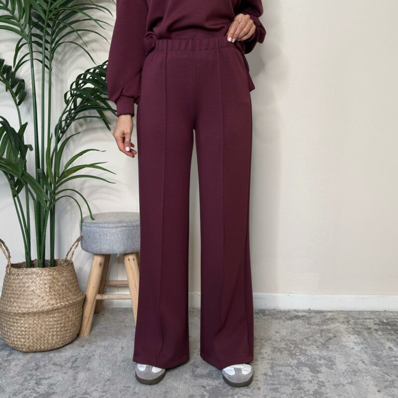 VICOLO - Pantalone tuta bordeaux