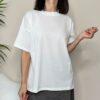 VICOLO – T-shirt basic over bianca