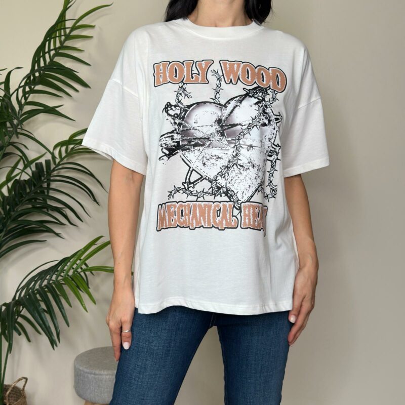 VICOLO - T-shirt over HOLY WOOD