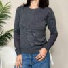 BLUE JOINT – Maglia con pizzo grigio