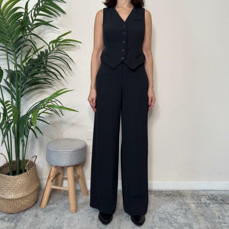 TENSIONE IN - Completo gilet+pantalone nero