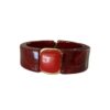 Bracciale rigido bordeaux