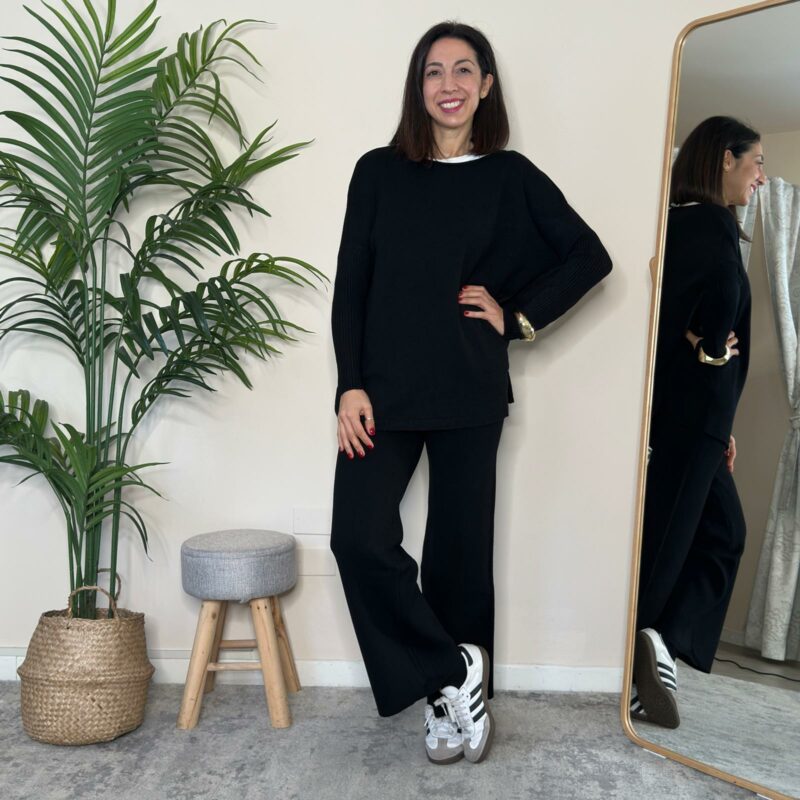 HAVEONE - Completo in maglia nero