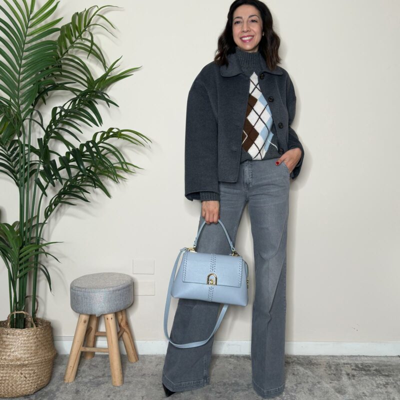 VICOLO - Cappotto hand made grigio