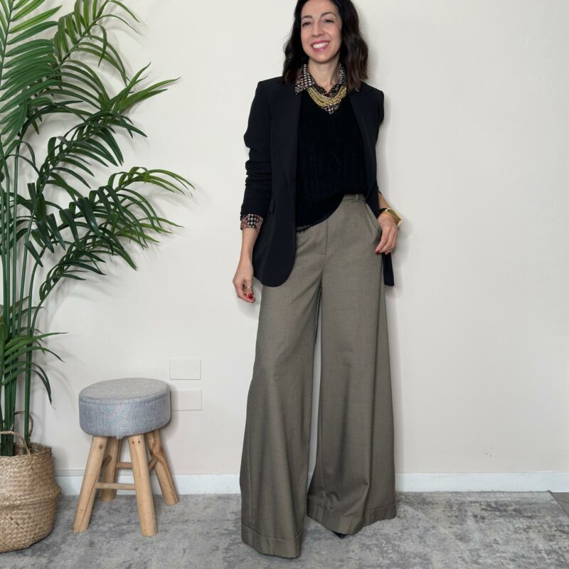 VICOLO - Pantalone palazzo ampio