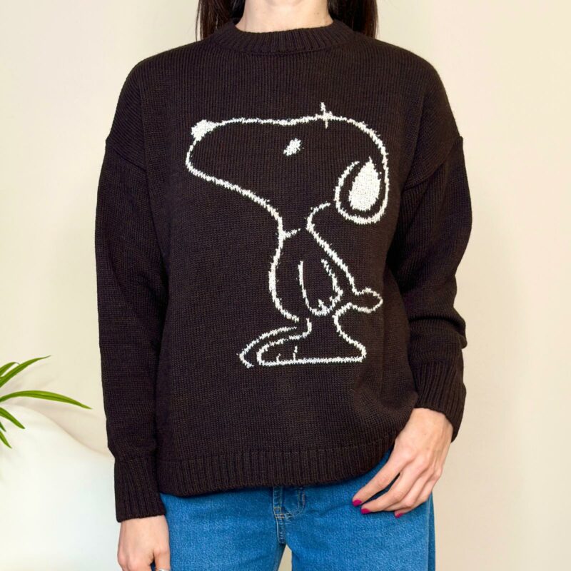 TENSIONE IN - Maglia girocollo stampa cioccolato