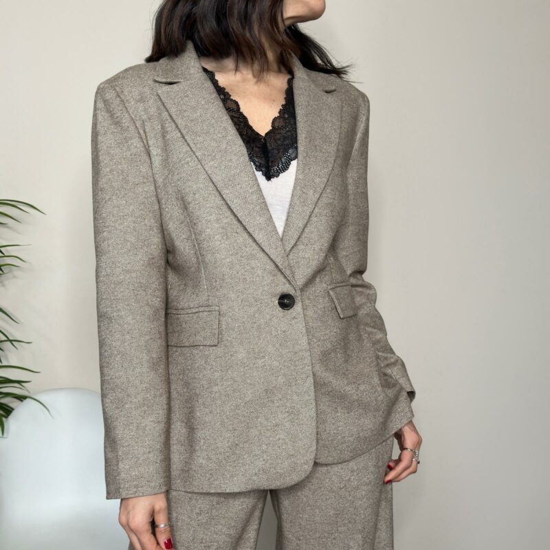 TENSIONE IN - Giacca sale e pepe sabbia